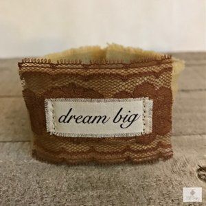 Boho Cuff Bracelet (Dream Big), Boho Bracelet